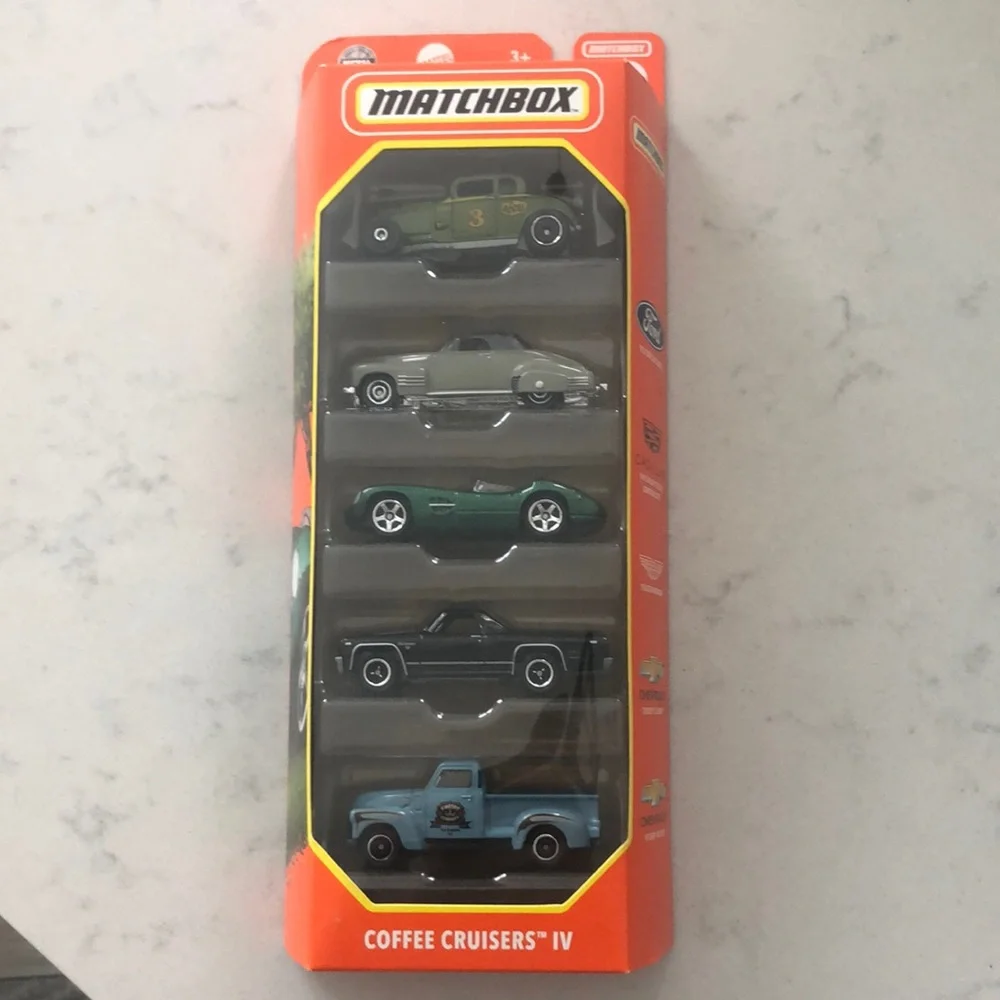 Matchbox Coffee Cruisers IV- 5 Car Set - Multicolor